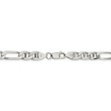 Sterling Silver 7.5mm Figaro Anchor Chain-WBC-QAF200-30