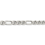 Sterling Silver 7.75mm Figaro Anchor Chain-WBC-QAF220-20