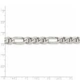 Sterling Silver 7.75mm Figaro Anchor Chain-WBC-QAF220-20