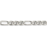 Sterling Silver 8.75mm Figaro Anchor Chain-WBC-QAF250-24