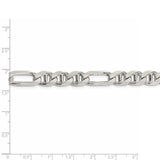 Sterling Silver 8.75mm Figaro Anchor Chain-WBC-QAF250-24