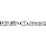 Sterling Silver 10.65mm Figaro Anchor Chain-WBC-QAF300-24