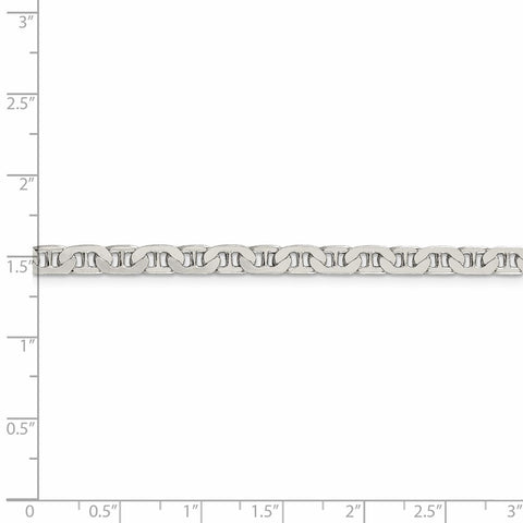 Sterling Silver 4.5mm Flat Anchor Chain-WBC-QAN120-28