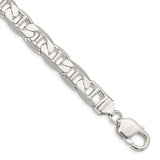 Sterling Silver 9.5mm Flat Anchor Chain-WBC-QAN250-8