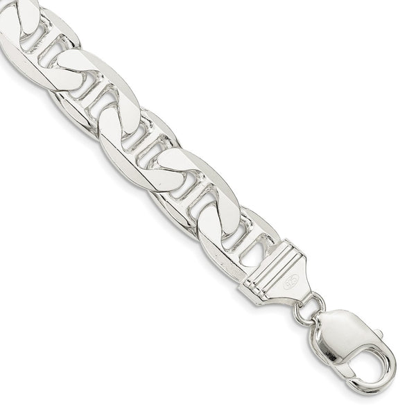 Sterling Silver 11.5mm Flat Anchor Chain-WBC-QAN300-8