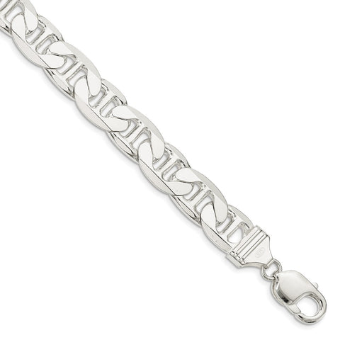 Sterling Silver 11.5mm Flat Anchor Chain-WBC-QAN300-24