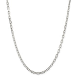 Sterling Silver 4.3mm Diamond-cut Long Link Cable Chain-WBC-QAR120-18