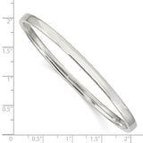 Sterling Silver 4.00mm Slip-on Bangle Bracelet-WBC-QB122