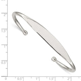 Sterling Silver Cuff Bangle-WBC-QB269