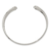 Sterling Silver 15mm Cuff Bangle-WBC-QB288