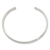 Sterling Silver 7mm Cuff Bangle-WBC-QB312