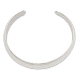 Sterling Silver 14mm Cuff Bangle-WBC-QB318