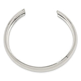 Sterling Silver 9mm Cuff Bangle-WBC-QB319