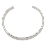 Sterling Silver 10mm Cuff Bangle-WBC-QB321