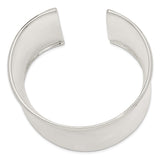 Sterling Silver 50mm Cuff Bangle Bracelet-WBC-QB338