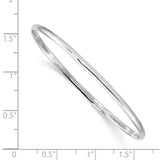 Sterling Silver Rhod. Plated Polished Slip-on Child's Bangle-WBC-QB847