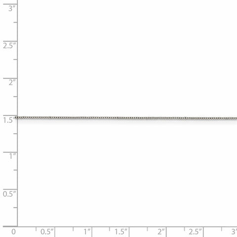 Sterling Silver .6mm Box Chain Anklet-WBC-QBX012-9