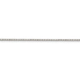 Sterling Silver 1.5mm Box Chain-WBC-QBX028-42