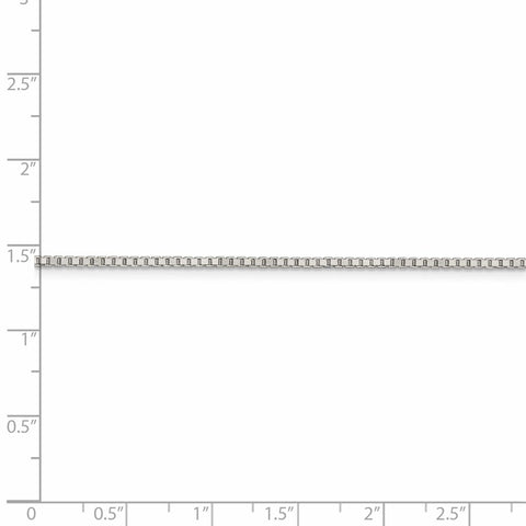 Sterling Silver 1.5mm Box Chain-WBC-QBX028-42