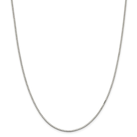Sterling Silver 1.5mm Box Chain-WBC-QBX028-42