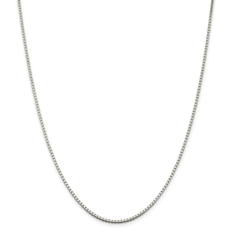 Sterling Silver 1.75mm Box Chain-WBC-QBX035-42