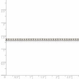 Sterling Silver 1.9mm Box Chain w/4in ext.-WBC-QBX037E-22