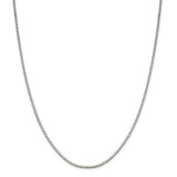 Sterling Silver 1.9mm Box Chain-WBC-QBX037-36