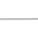 Sterling Silver 2.5mm Box Chain-WBC-QBX050-28