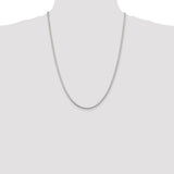 Sterling Silver 2.5mm Box Chain-WBC-QBX050-24