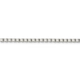 Sterling Silver 3mm Box Chain-WBC-QBX057-24