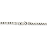 Sterling Silver 3.25mm Box Chain-WBC-QBX060-20