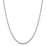 Sterling Silver 3.25mm Box Chain-WBC-QBX060-18