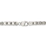 Sterling Silver 7mm Box Chain-WBC-QBX120-20