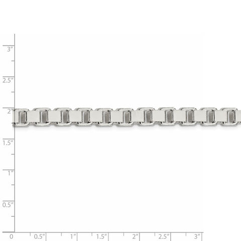Sterling Silver 7mm Box Chain-WBC-QBX120-26