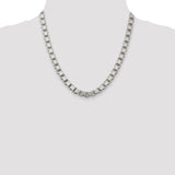Sterling Silver 7mm Box Chain-WBC-QBX120-20