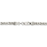 Sterling Silver 4.25mm Byzantine Chain-WBC-QBZ100-8