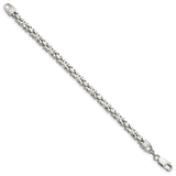 Sterling Silver 5mm Byzantine Chain-WBC-QBZ120-8