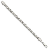 Sterling Silver 6mm Byzantine Chain-WBC-QBZ150-8