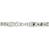 Sterling Silver 8.25mm Byzantine Chain-WBC-QBZ200-20