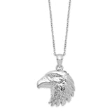 Sterling Silver Eagle Ash Holder 18in Necklace-WBC-QC9750-18