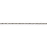 Sterling Silver 1.5mm Curb Chain Anklet-WBC-QCB045-9