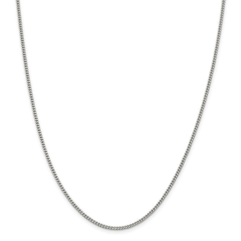 Sterling Silver 2mm Curb Chain-WBC-QCB060-36