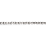 Sterling Silver 3.5mm Curb Chain-WBC-QCB100-30