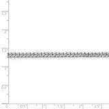 Sterling Silver 3.5mm Curb Chain-WBC-QCB100-28
