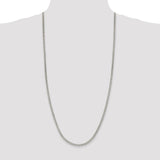 Sterling Silver 3.5mm Curb Chain-WBC-QCB100-30