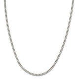 Sterling Silver 3.5mm Curb Chain-WBC-QCB100-26