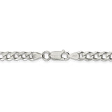 Sterling Silver 6mm Curb Chain-WBC-QCB150-22