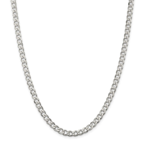 Sterling Silver 6mm Curb Chain-WBC-QCB150-26
