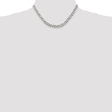 Sterling Silver 7mm Curb Chain-WBC-QCB180-16