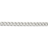 Sterling Silver 7.5mm Curb Chain-WBC-QCB200-9